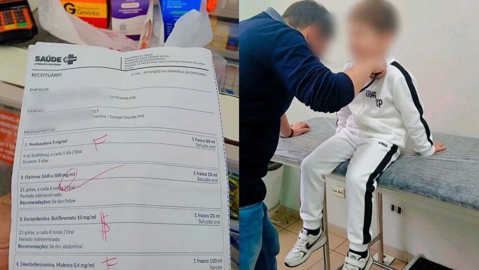 Falta de remédios em posto de saúde faz família gastar mais de R$ 100: ‘só tinha dipirona’