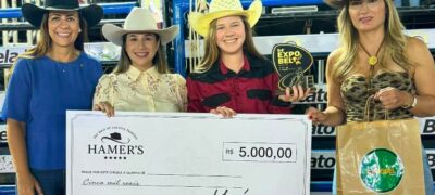 Geovanna Kruger conquista o título da Prova dos Três Tambores da 54ª Expobel em Bela Vista