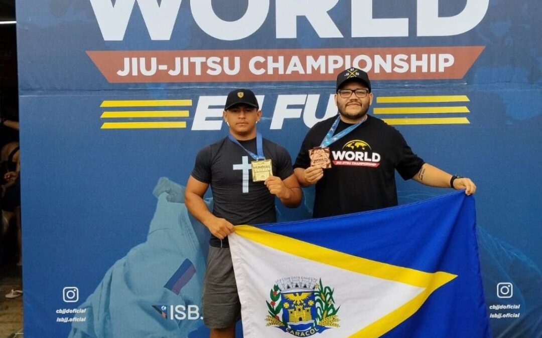 Caracol tem dois medalhistas mundiais de Jiu-Jitsu