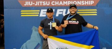 Caracol tem dois medalhistas mundiais de Jiu-Jitsu