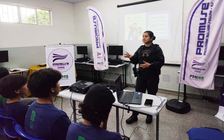 Palestra sobre Conscientização e Segurança Marca as Ações da Cultura de Paz na Escola Estadual Ester Silva