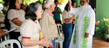 Missa de Nossa Senhora Aparecida na Chácara do Chiquitinho, no Cativi, demonstração de Fé e tradição