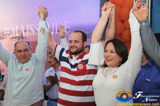 Em convenção, PMDB oficializa Márcia Marques a prefeita e Kamil vice