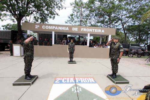Porto Murtinho: Solenidade marca troca de comando na 2ª Cia Fron, a Sentinela do Pantanal