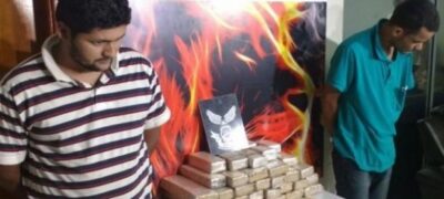 Kadett quebra e traficante com família é preso com 26 kg de maconha