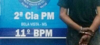 Após perseguição PM de Bela Vista prende três por trafico de drogas