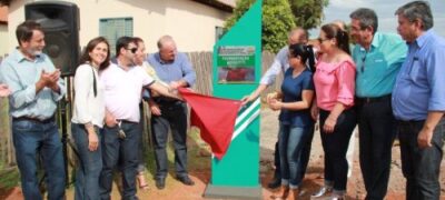 Prefeito Manoel inaugura 16 quadras de asfalto, construído com recursos próprios