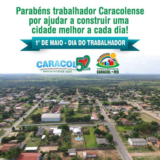 Município de Caracol comemora 52 anos hoje