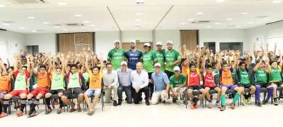Alunos do Projeto de futebol recebem orientações financeiras no Sicredi