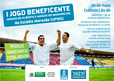 Estádio Morenão recebe jogo beneficente de ex-jogadores