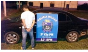 PM de Bela Vista recupera carro roubado