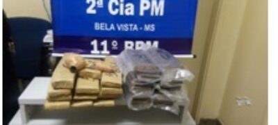 Adolescente e presa com 12 quilos de maconha