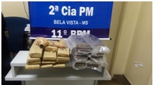 Adolescente e presa com 12 quilos de maconha