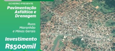 Em Jardim, obras de asfalto e drenagem levam valorização imobiliária e melhor qualidade de vida