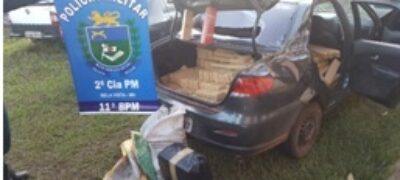 PM apreende quase meia tonelada de maconha