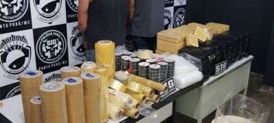 Ação da polícia fecha um dos maiores depósitos de drogas em Ponta Porã
