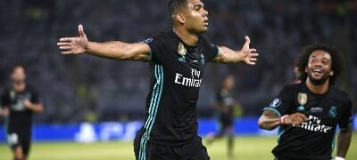 Casemiro marca, Real vence United e fica com título da Supercopa