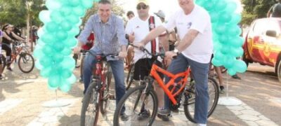 Passeio Ciclístico Ecologico de Caracol foi sucesso 