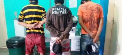 Polícia Militar de Porto Murtinho prende três autores de furto e recupera materiais