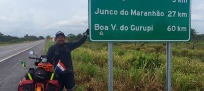 Ciclista ponta-poranense Rubem Duarte já percorreu 3372 Km da Ciclo Viagem Arachão