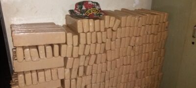 PMA de Bela Vista apreende veículo de luxo com 1.061 kg de drogas