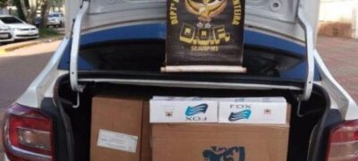 DOF prende irmãs com 300 pacotes de cigarro contrabandeado do Paraguai