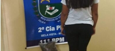 PM de Bela Vista prende mulher com 11 quilos de maconha