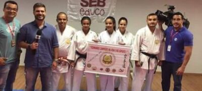 Globo Esporte Brasília destaca Família de Karatecas faixas pretas Goju Ryu