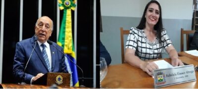 Fabrizia busca recurso federal com senador Pedro Chaves para reforma de escolas municipais