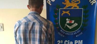 Policiais Militares da 2ª Companhia PM de Bela Vista prendem autor de roubo