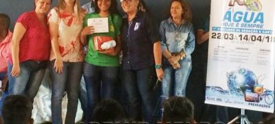 Estudante da escola Vera Guimarães Loureiro conquista 1º Concurso de Redação realizado pelo SAAE