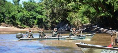 Em Bela Vista, PMA e Exército prendem três paraguaios e um brasileiro por caça e pesca predatória