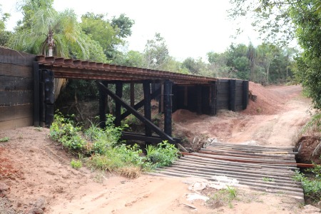 Município de Jardim investe mais de R$ 73,7 mil reais em construção de ponte  sob o córrego Cachoeirinha