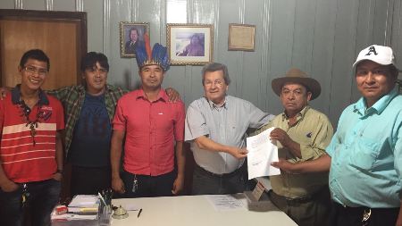 Onevan recebe reivindicações de lideranças indígenas da Aldeia Amambai
