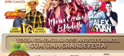 55º aniversário de Caracol contará com laçada, rodeio e show a nível nacional