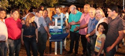 Prefeitura de Amambai inaugura ruas da vila Pimentel