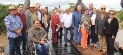 Reforma de Ponte inaugurada em Caracol homenageia pioneira Elvira Loubet Cardoso