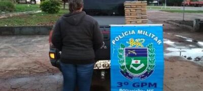 PM do Boqueirão apreende mais 30Kg de Maconha e prende autora do Tráfico