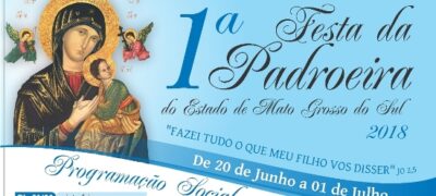 1ª Festa da Padroeira de MS tem início nesta quarta-feira