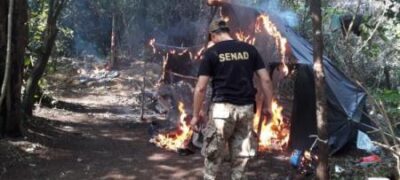 Paraguai destrói 107 acampamentos com 318 toneladas de maconha na fronteira