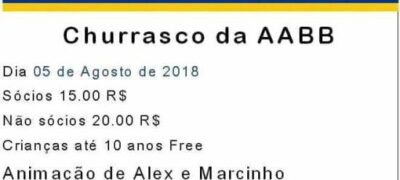Bela Vista: Churrasco da AABB