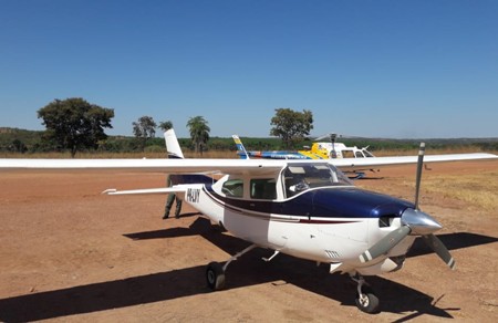 Aeronave que saiu da Bolívia com 300 kg de cocaína é apreendida