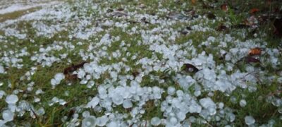 Chuva de granizo provoca estragos em Antônio João