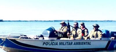 PMA e PF realizam operação com 10 Policiais e autuam seis paranaenses em R$ 8,5 mil por pesca ilegal