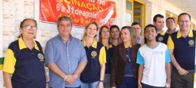 Rotary Club de Bela Vista participa da Campanha Nacional de Vacinação