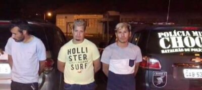 Trio rende e sequestra jovem, rouba caminhonete e acaba preso
