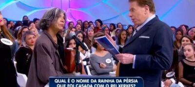 Em programa do SBT, Professora Bela-vistense discute questões de história com Silvio Santos