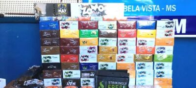 Polícia Militar de Bela Vista apreende produtos de descaminho durante abordagem
