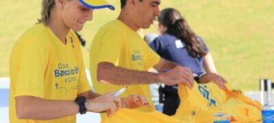Ex-atletas Fabi Alvim e Marilson dos Santos correm no Parque das Nações