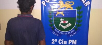 Polícia Militar de Bela Vista prende em flagrante autor de furto